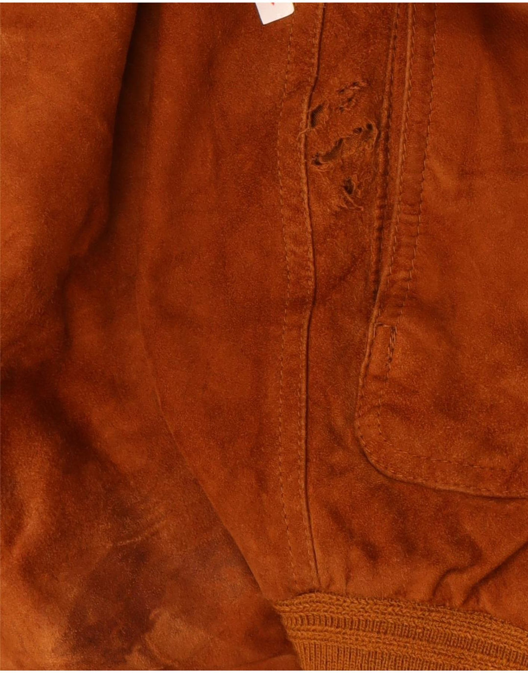 Jaqueta bomber masculina vintage de camurça IT 56 3XL couro marrom