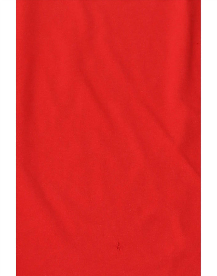 Replay Mens Top Manga Longa Médio Algodão Vermelho