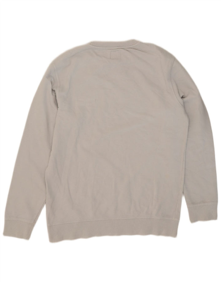 VANS Mens Graphic Sweatshirt Jumper Grande Cinza