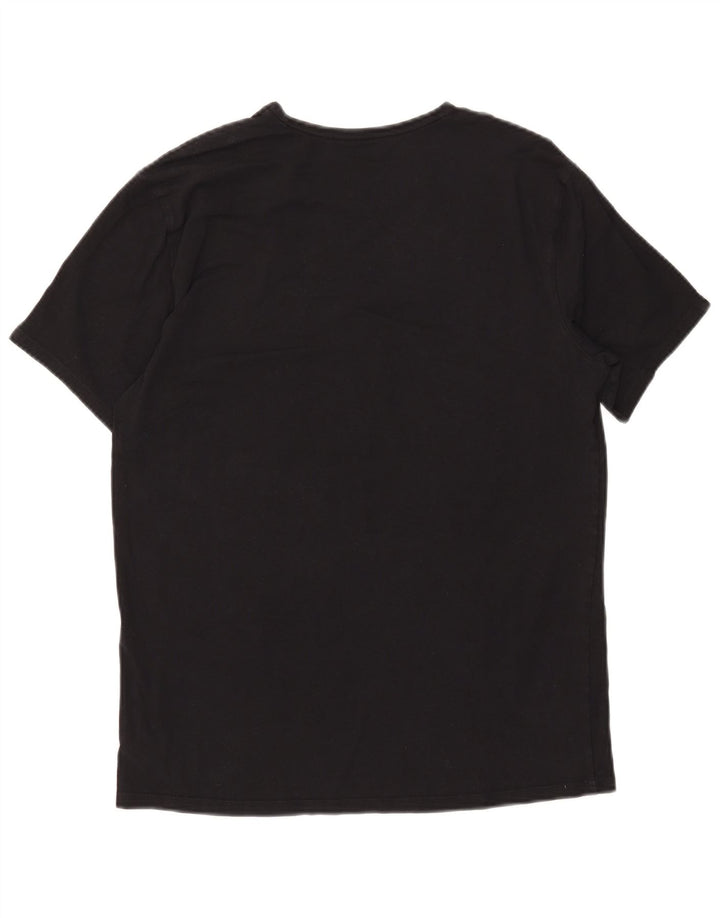 Camiseta masculina Calvin Klein grande algodão preto