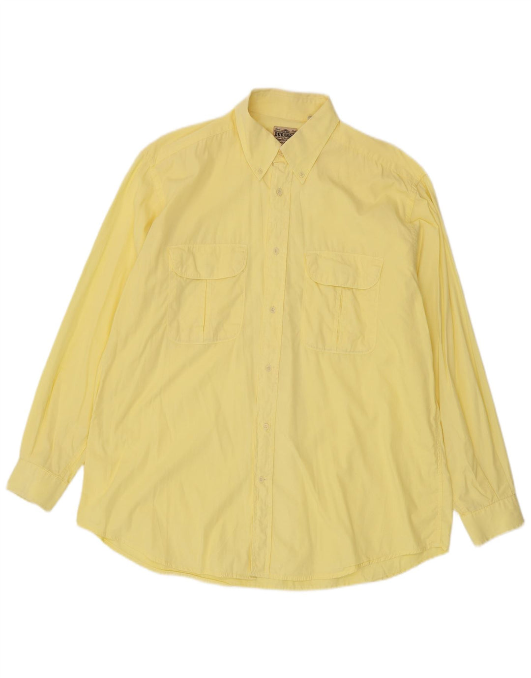 Camisa masculina Durango tamanho 16 1/2 42 grande amarelo