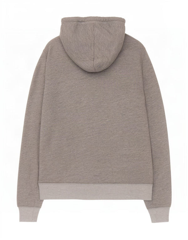 Hollister feminino gráfico moletom com capuz UK 6 XS algodão cinza