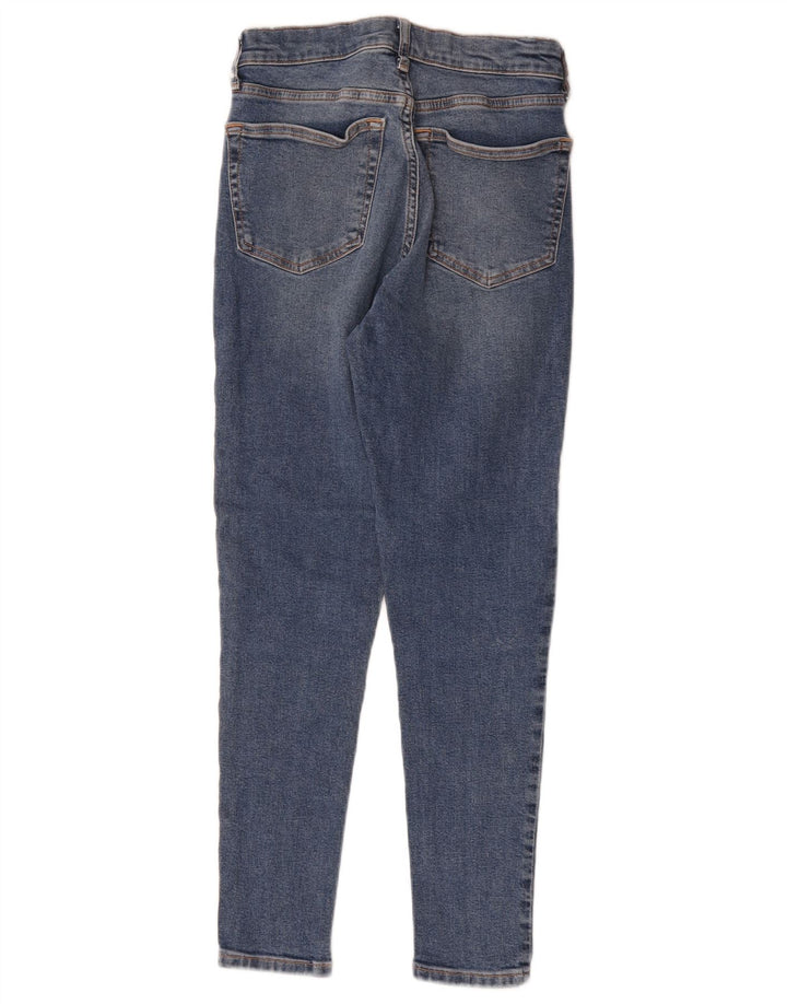 Topshop feminino Jamie Skinny Jeans W28 L30 azul poliéster