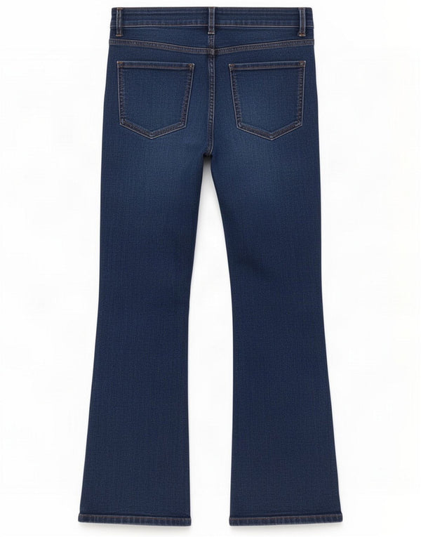 Marks & Spencer Womens The Eva Bootcut Jeans Reino Unido 14 Grande W32 L29 Azul