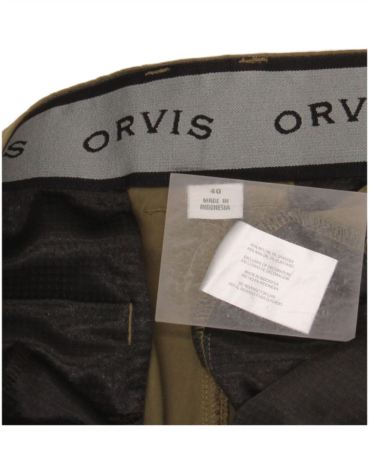 ORVIS Mens Cargo Shorts W40 XL Cáqui Nylon