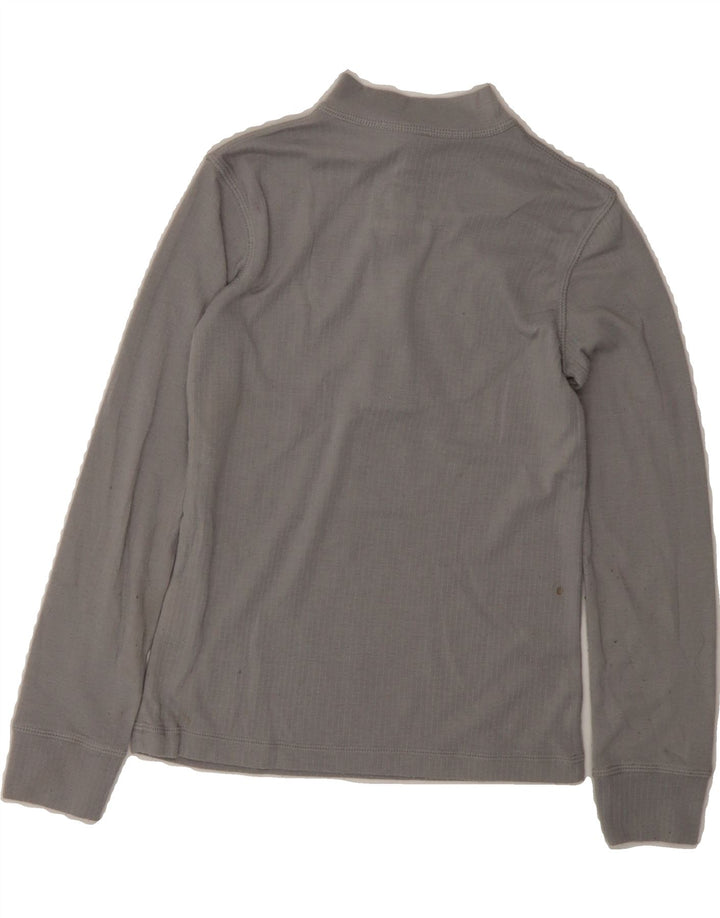 MOUNTAIN WAREHOUSE Boys Zip Neck Pullover Tracksuit Top 7-8 Years Grey Vintage Mountain Warehouse and Second-Hand Mountain Warehouse from Messina Hembry 