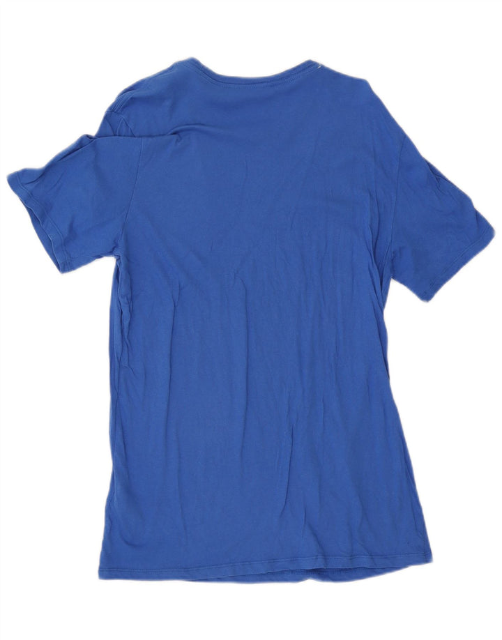 Camiseta masculina Nike Athletic Cut Top grande algodão azul
