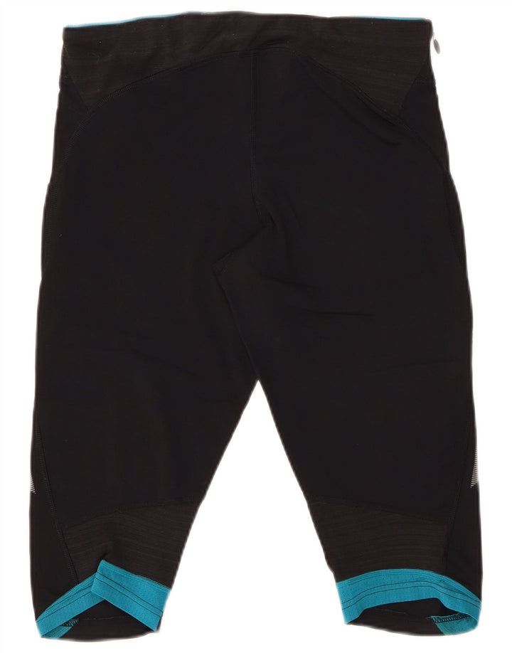 Adidas Womens Climalite Sport Shorts UK 16/18 Grande Preto Nylon