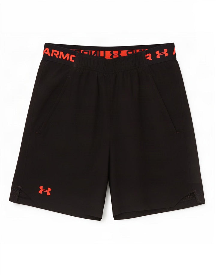Under Armour Mens Graphic Sport Shorts Pequeno Poliéster Preto