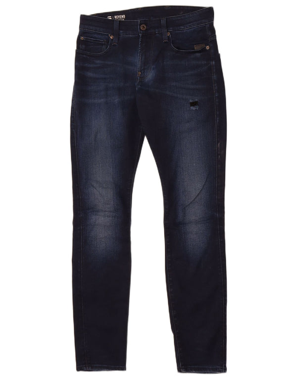G-Star Masculino Revend Slim Jeans W29 L32 Azul Marinho Algodão