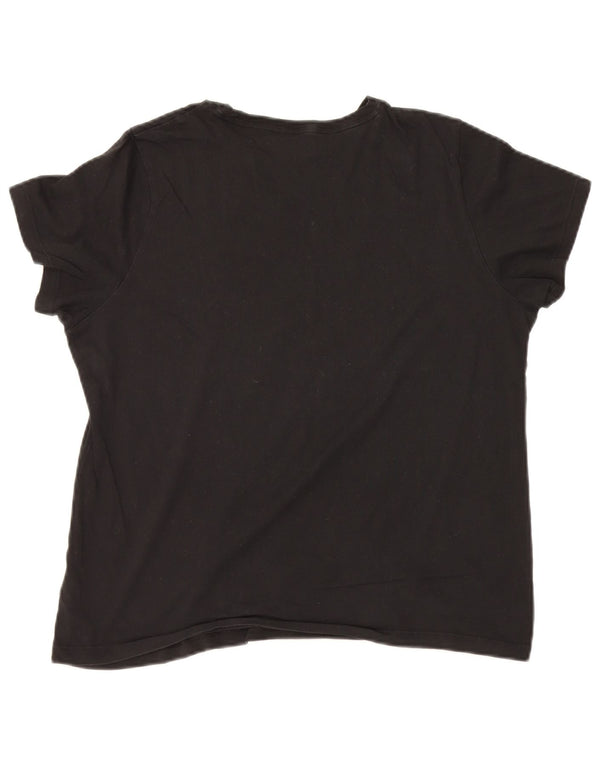 Puma Camiseta Feminina Graphic Top UK 18 XL Preto