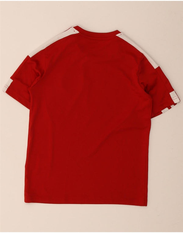 Adidas Meninos A.S. Camiseta Rugby Milano Top 9-10 Anos Vermelho Colorblock