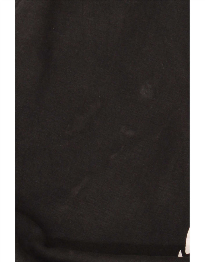 Calça esportiva masculina Champion Graphic grande de algodão preto