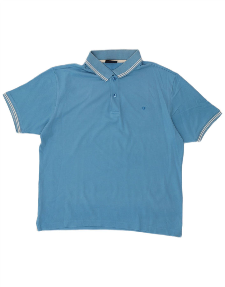 Camisa polo masculina CHAMPION azul médio