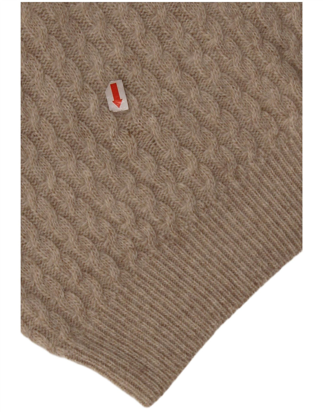 ST. Suéter cardigã feminino ANDREWS Reino Unido 18 XL bege angorá