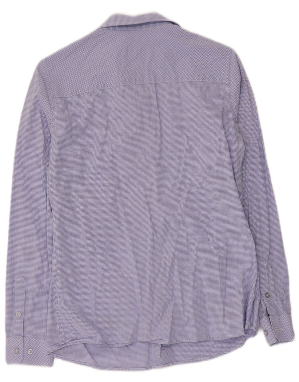 US Polo Assn. Camisa Feminina EU 38 Médio Azul Gingham