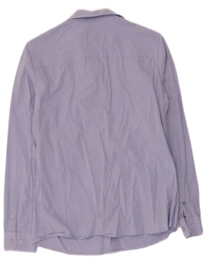 US Polo Assn. Camisa Feminina EU 38 Médio Azul Gingham