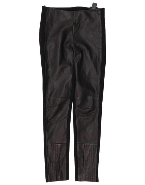 Calça feminina Marks & Spencer Autograph Slim UK 6 XS W28 L28 preta