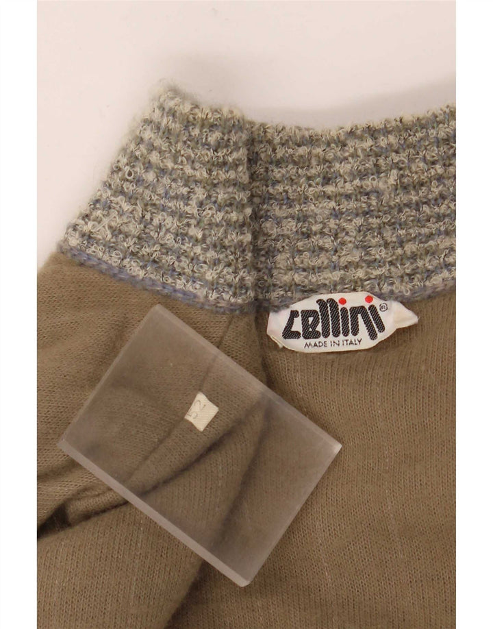 Cellini Suéter Cardigan Masculino IT 52 Grande Listrado Multicolorido