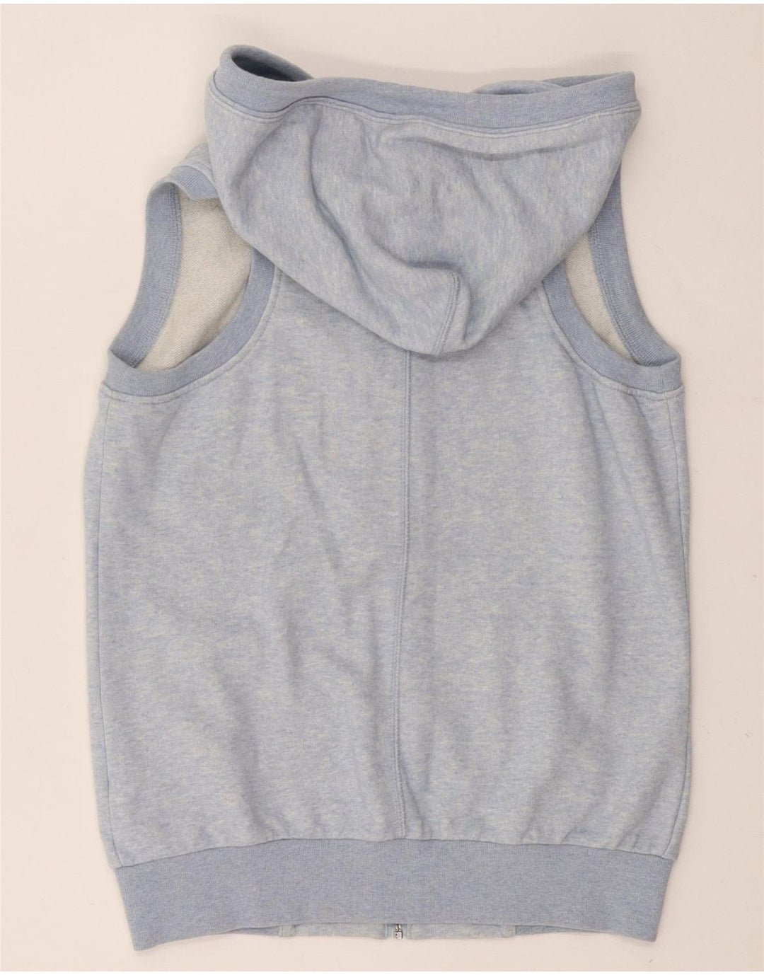 Suéter feminino CHAMPION Heritage Classics com capuz e zíper Reino Unido 10 pequeno azul