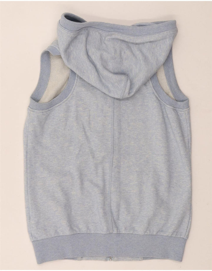 Suéter feminino CHAMPION Heritage Classics com capuz e zíper Reino Unido 10 pequeno azul