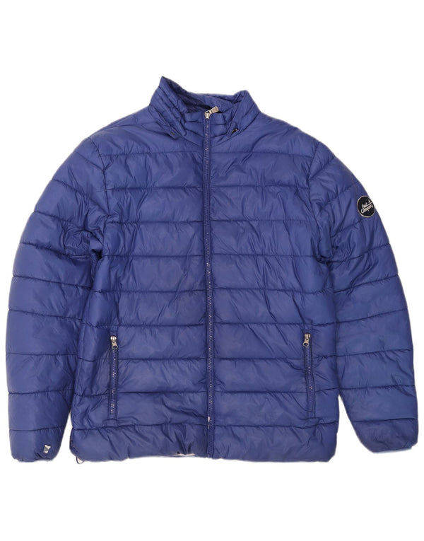 Jaqueta acolchoada masculina Best Company UK 42 XL azul