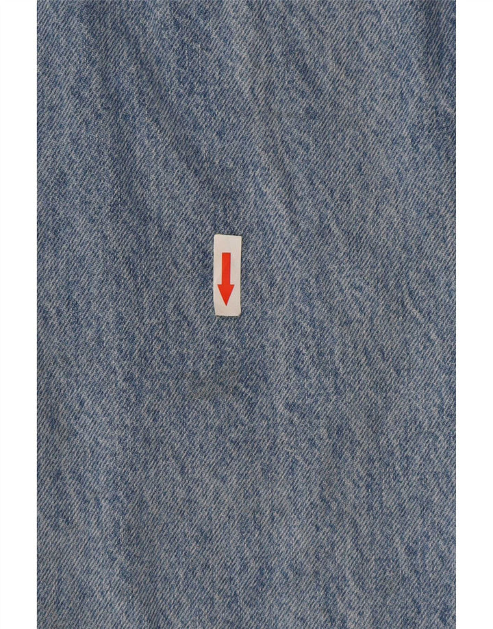 Calça jeans reta feminina Zara EU 34 2XS W24 L34 Azul