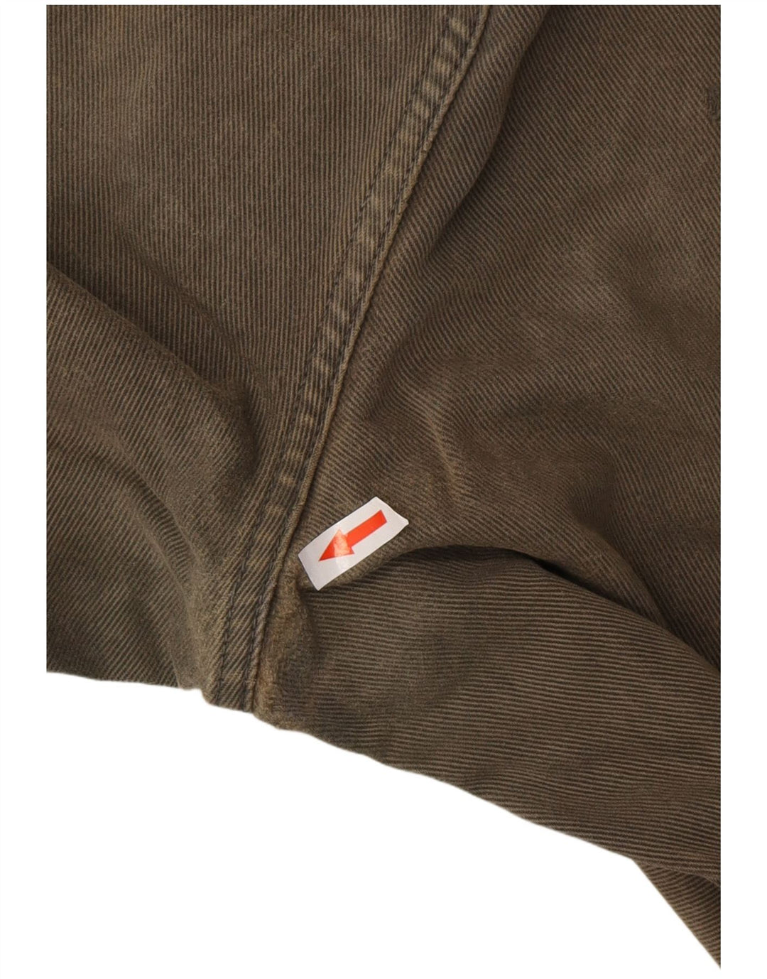 HUGO BOSS Masculino Arkansas Straight Jeans W34 L34 Algodão Cáqui