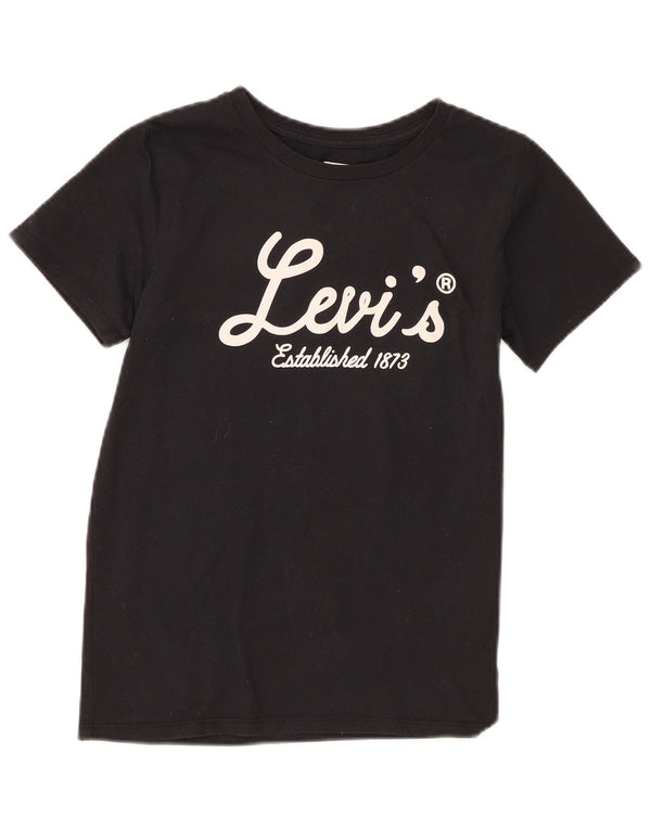 Camiseta Levi's Girls Graphic 13-14 Anos XL Preto Algodão