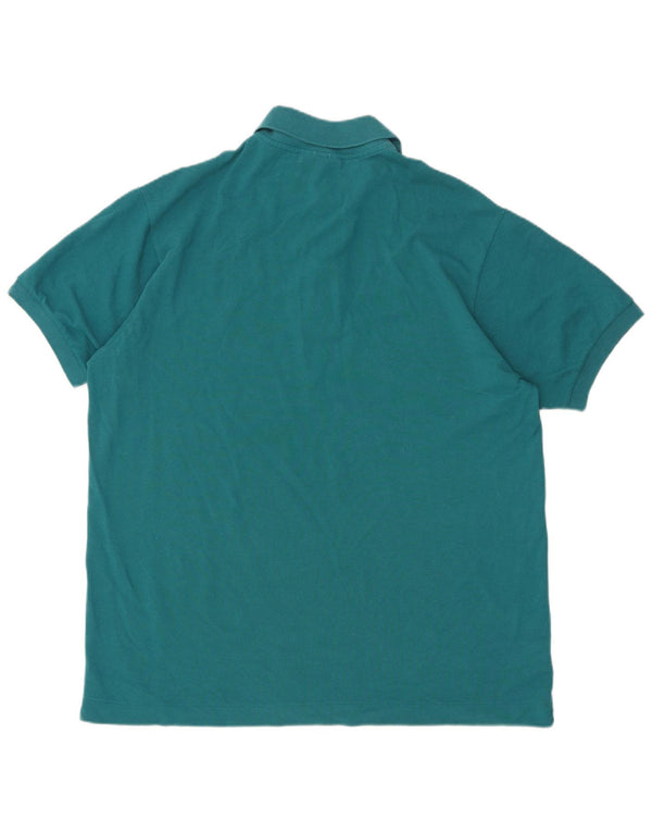 Camisa polo masculina Lacoste Classic Fit tamanho 6 XL algodão turquesa
