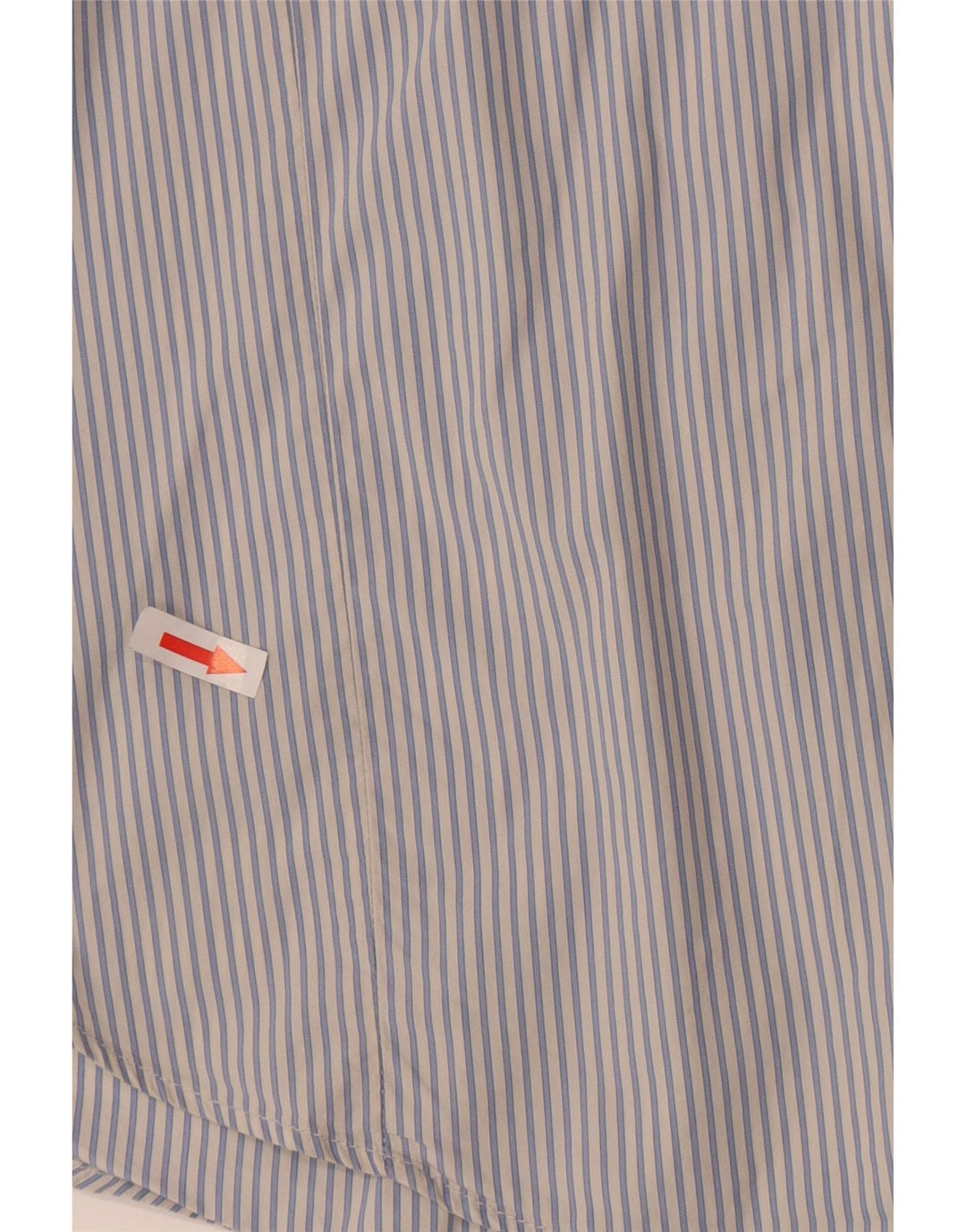 Camisa masculina Ted Baker tamanho 5 XL algodão listrado azul