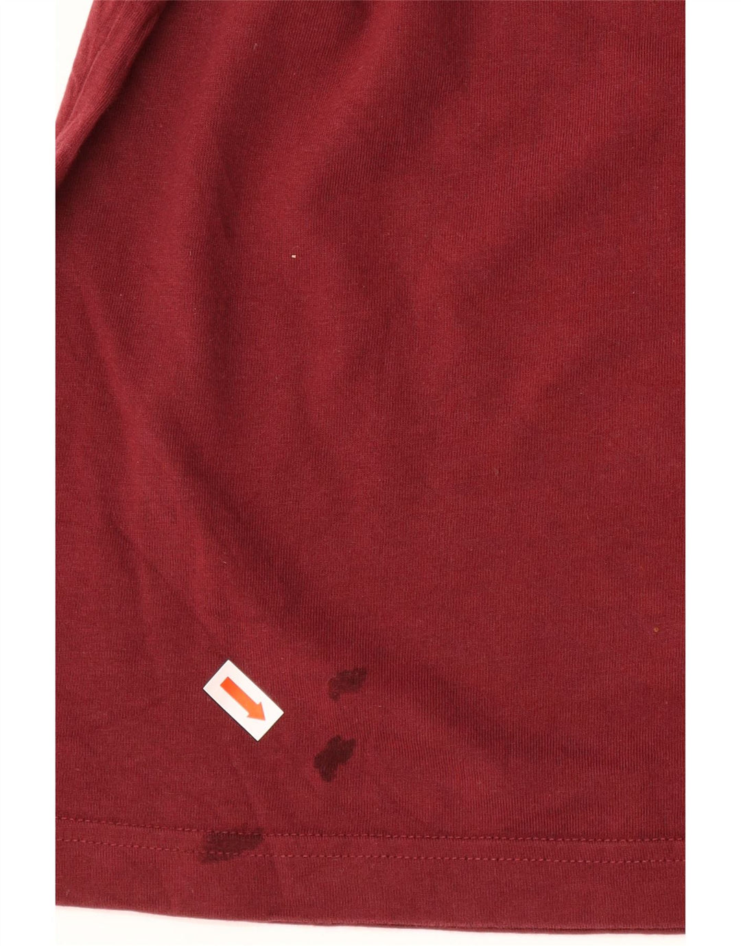 Calvin Klein Camiseta masculina gráfica Top médio algodão vermelho