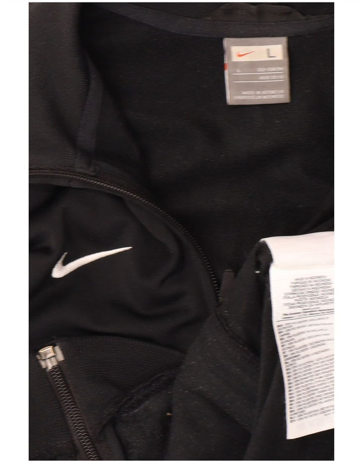 NIKE Boys Inter Milan Tracksuit Top Jacket 12-13 Anos Preto Poliéster