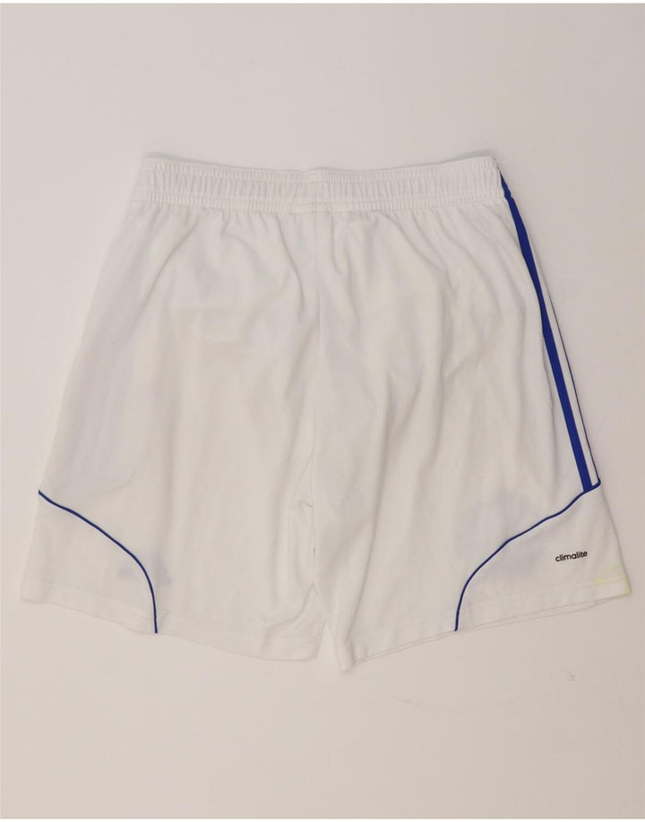 Adidas Masculino Climalite Graphic Sport Shorts Grande Poliéster Branco