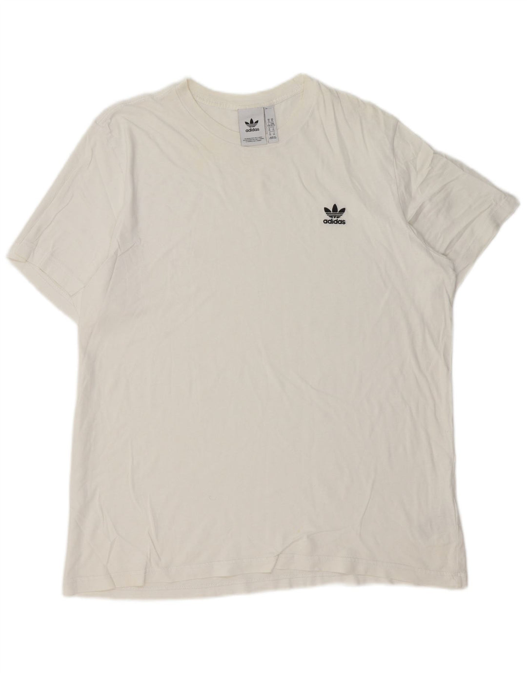 Camiseta masculina Adidas Top XL algodão branco