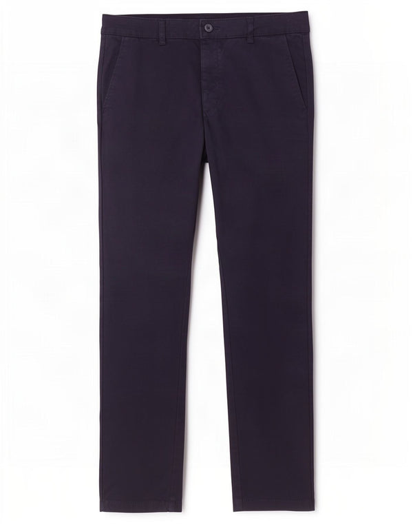 Zara Mens Slim Chino Calças EU 42 Grande W32 L31 Azul Marinho