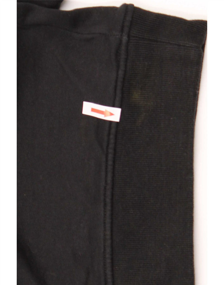 Kappa moletom gráfico masculino jumper pequeno algodão preto