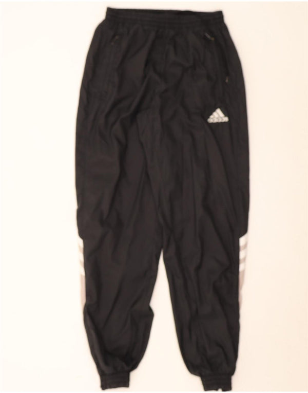 Adidas Mens Calças de treino Joggers UK 38/40 Medium Black Colourblock