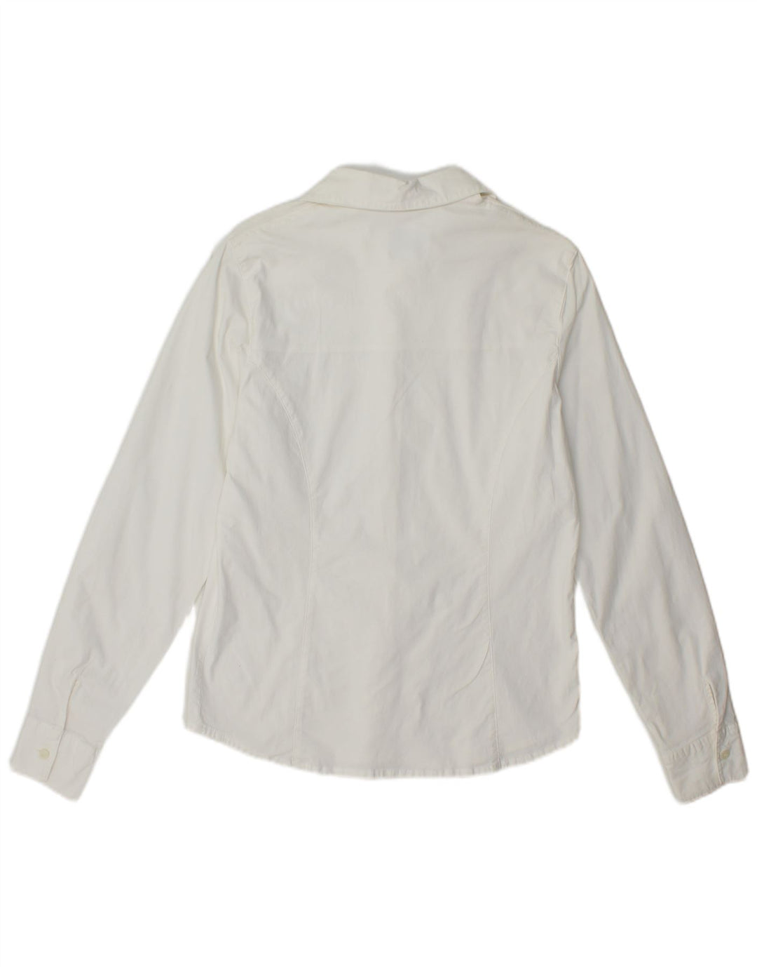 Camisa feminina REPLAY UK 12 algodão branco médio
