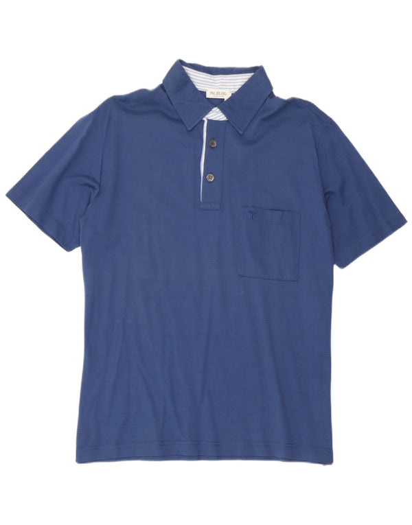 Camisa polo masculina Pal Zileri XL azul algodão