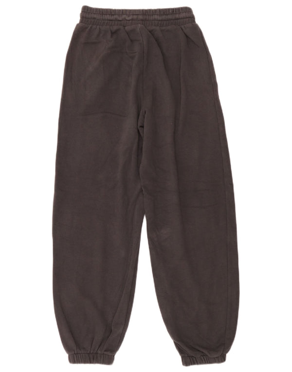 Calças de treino femininas Adidas Joggers UK 10 pequeno algodão cinza