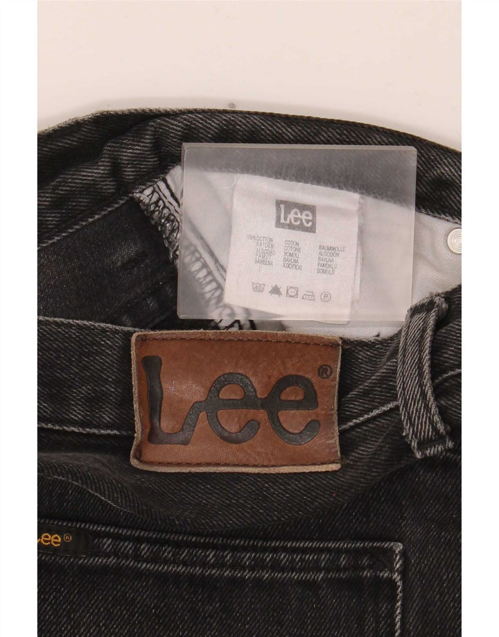 Lee Mens Brooklyn Straight Jeans W36 L34 Algodão Preto