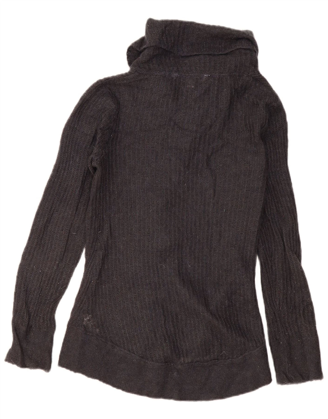 Suéter de cardigã feminino Fat Face UK 10 acrílico cinza pequeno