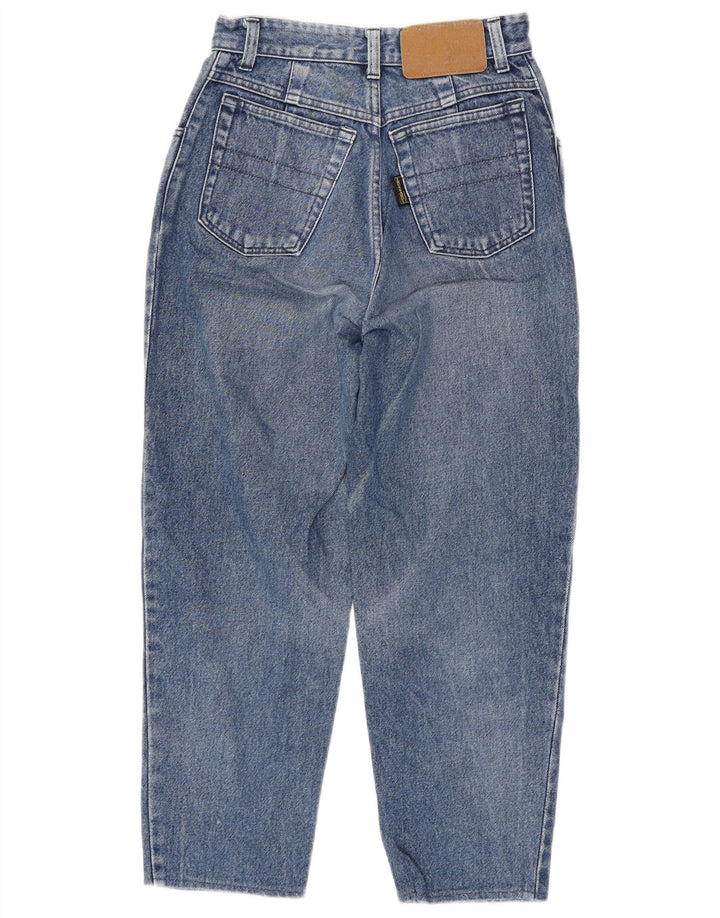 Jeans recortados femininos Trussardi W28 L24 algodão azul