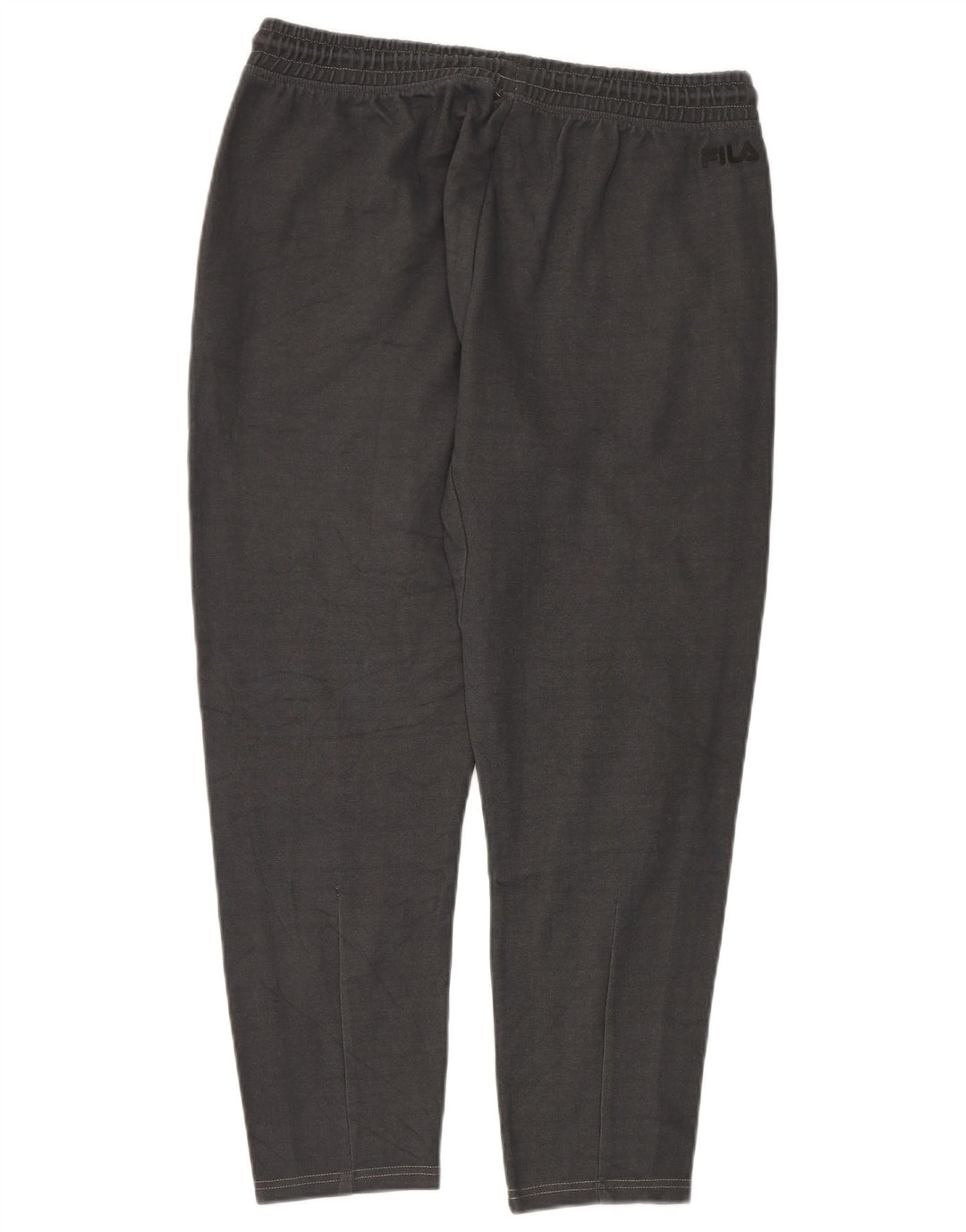 Calça de treino masculina Fila XL cinza listrado algodão