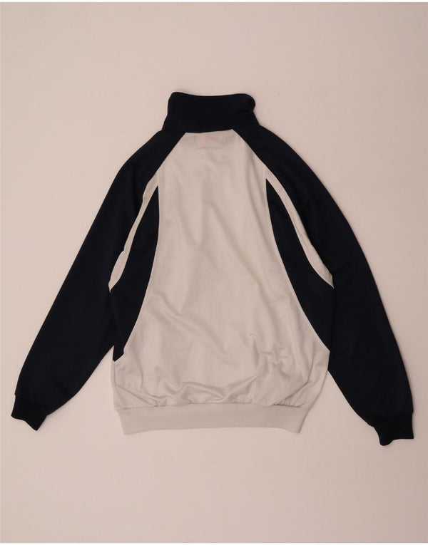 Kappa Mens Treino Top Jaqueta Médio Branco Colourblock Poliéster