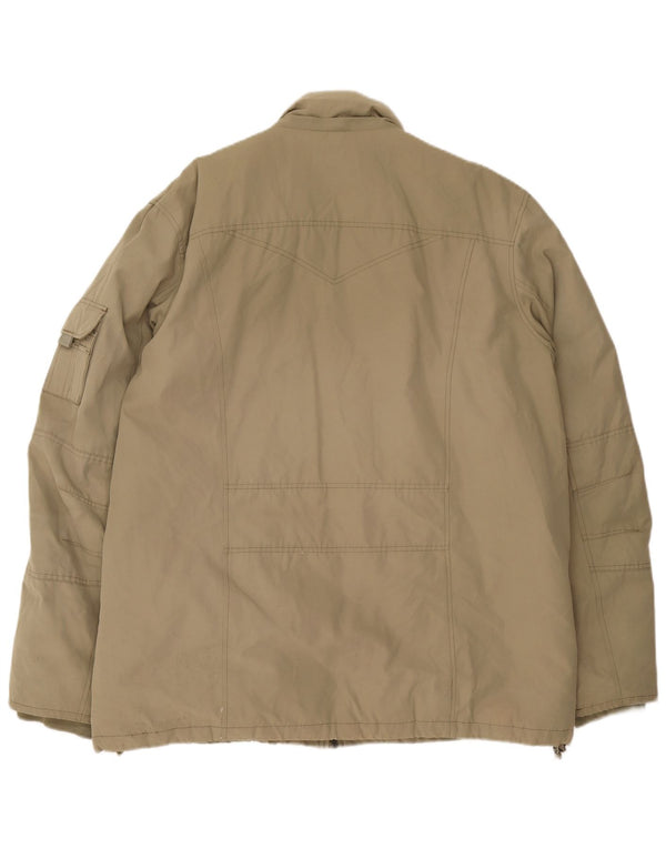 Jaqueta corta-vento masculina Levi's UK 42 XL cáqui