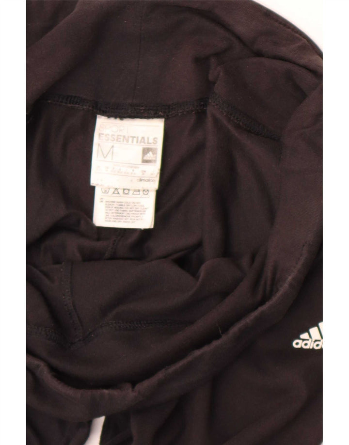 Leggings Adidas Femininas UK 12/14 Médio Algodão Preto