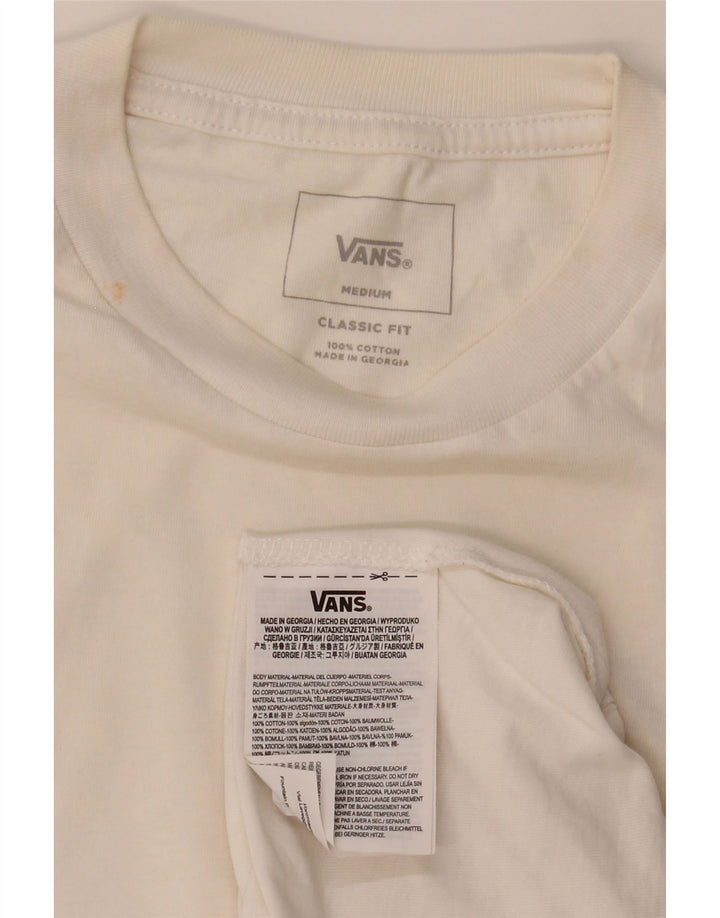 Camiseta VANS Masculina Classic Fit Top Médio Branco
