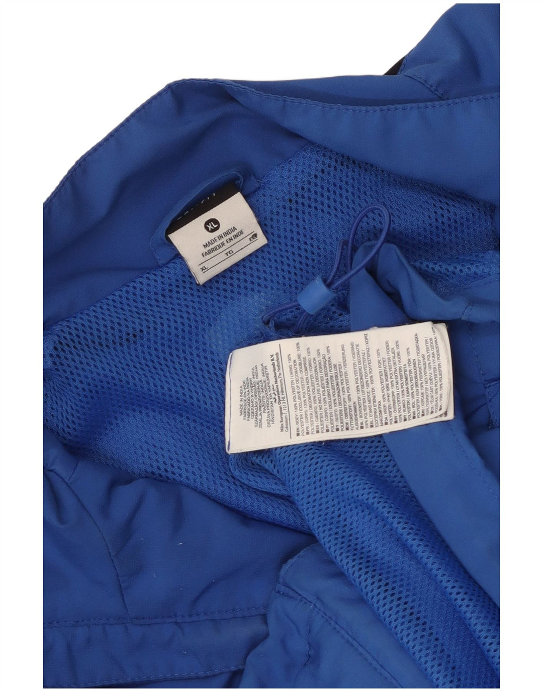 Nike Mens Treino Top Jacket XL Azul Colorblock Poliéster Esportes